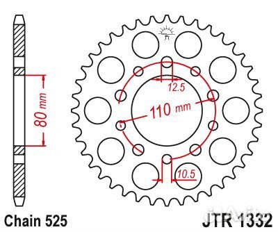 Звезда ведомая JTR1332 42
