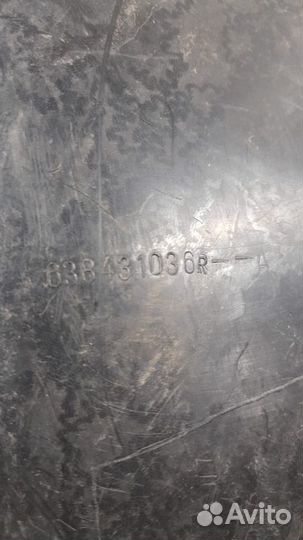 Подкрылок передний левый Renault Fluence С 2009 По