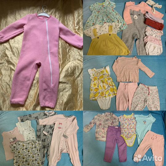 Много одежды для девочки 80-86-92-98