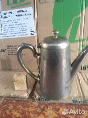 Заварочный чайник мельхиор Германия с клеймом