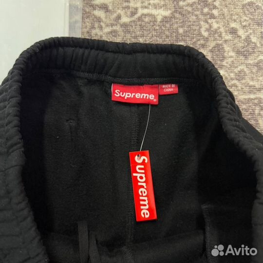 Спортивные штаны supreme черные