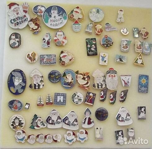 Значки СССР С Новым Годом, Ну Погоди