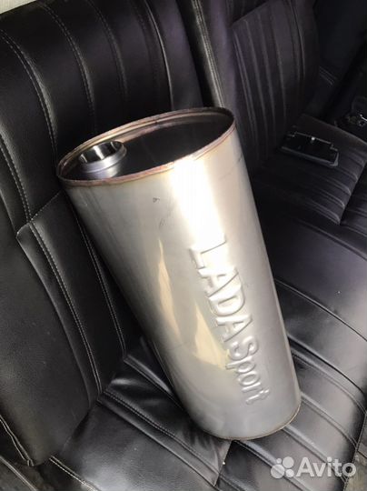 Задняя банка глушителя LADA kalina,гранта спорт