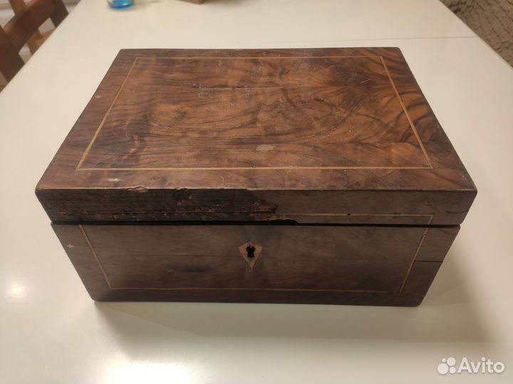Шкатулка сундучок старинная