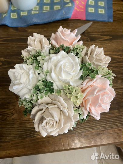 Букет из мыла ручной работы