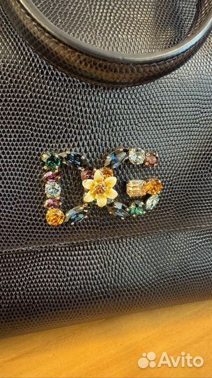 Сумка dolce gabbana sicily синяя