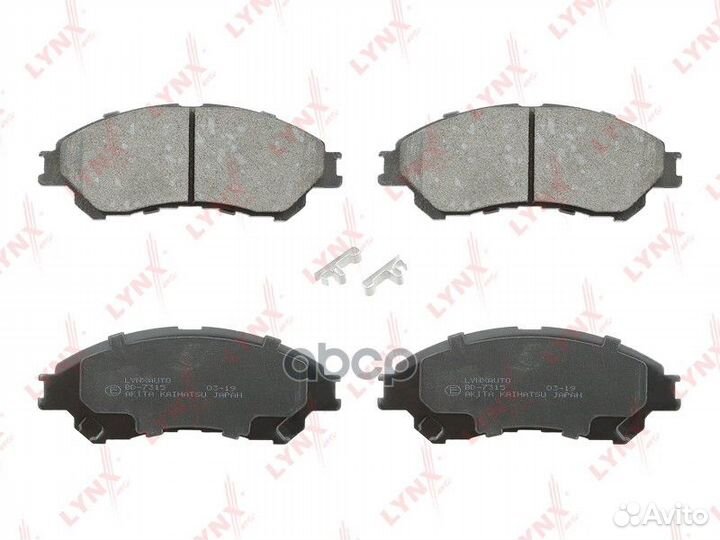 Колодки тормозные дисковые перед BD7315 LYN