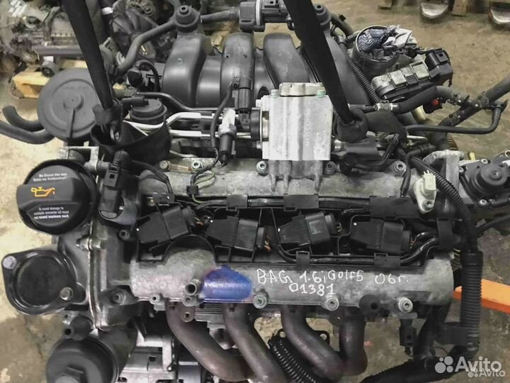 Двигатель Volkswagen Golf 5 BAG 1.6 Jetta