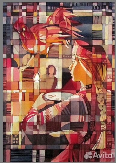 Картина батик оригинал