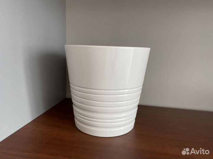 Кашпо для цветов IKEA muskot икея керамика