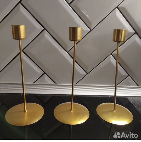 Подсвечники 10 штук