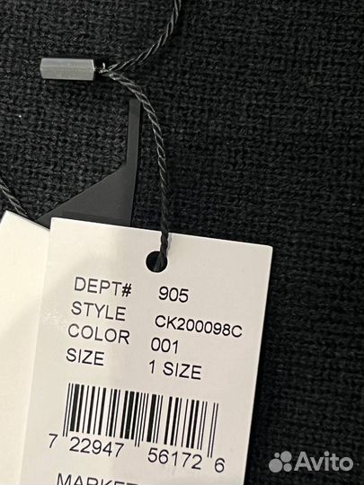 Стильный шарф Calvin Klein новый оригинал