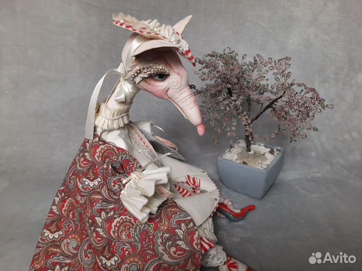 Интерьерная кукла ручной работы 