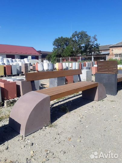Лавочка из бетона в наличии и под заказ