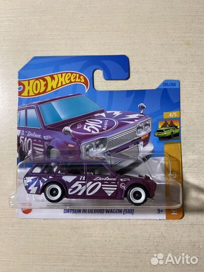 Hot wheels Datsun Bluebird wagon 510
