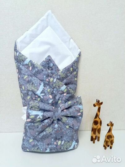 Одеяло - конверт на выписку и для дома 2в1