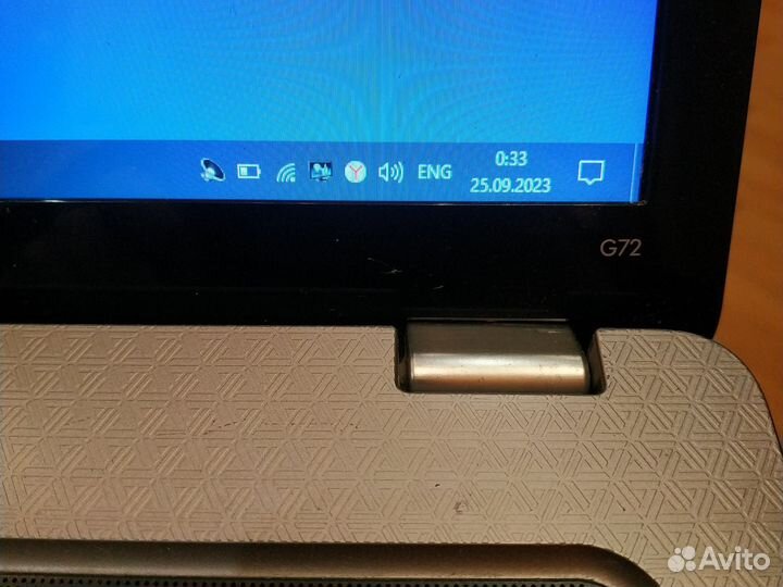 Ноутбук hp pavilion g72 ssd 240/ 6g