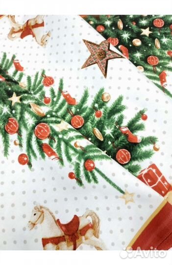 Дорожка на стол новогодняя