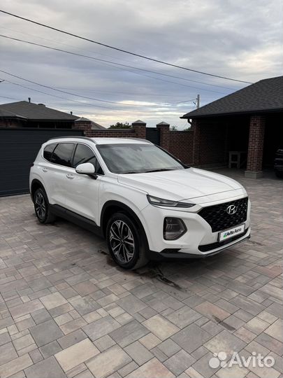 Hyundai Santa Fe 2.2 AT, 2019, 94 000 км