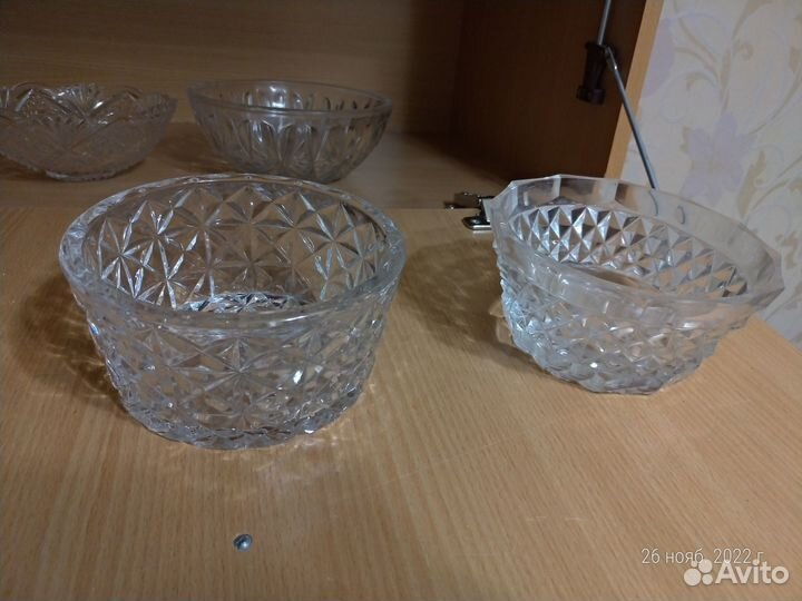 Салатник хрустальный