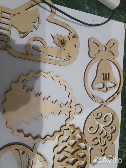 Заготовки деревянные для декора,шары пенопласт