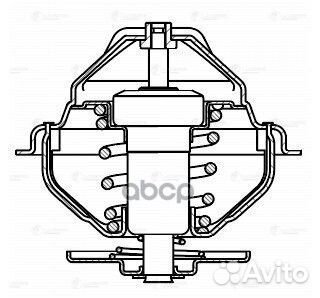 Термостат для а/м камаз 5490 (13) /MB Axor (01