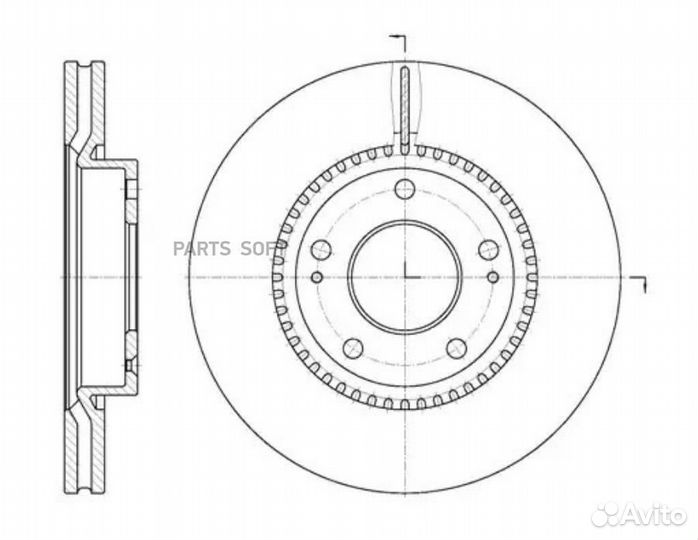 Диск тормозной Tucson (02) Sportage (04) 666310