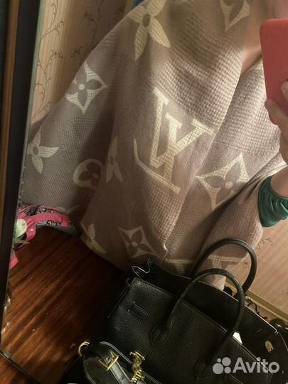 Теплый шарф