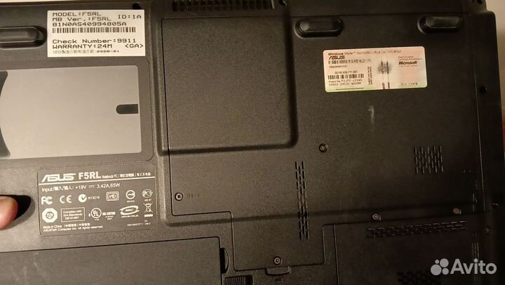 Ноутбук asus F5RL