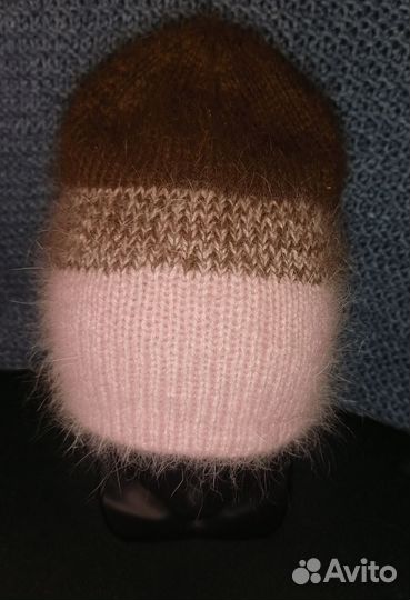 Шапка зимняя женская вязаная