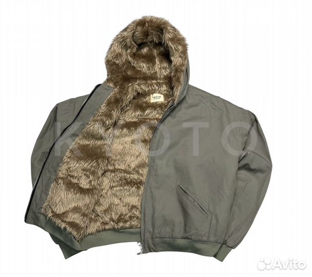 Бомбер fear of god fur с мехом
