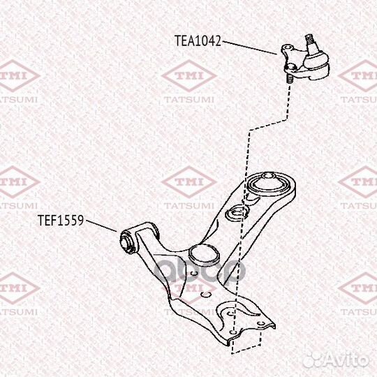 Опора шаровая перед прав/лев TEA1042 tatsumi