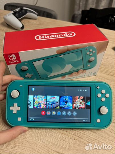 Nintendo switch lite с играми прошитая