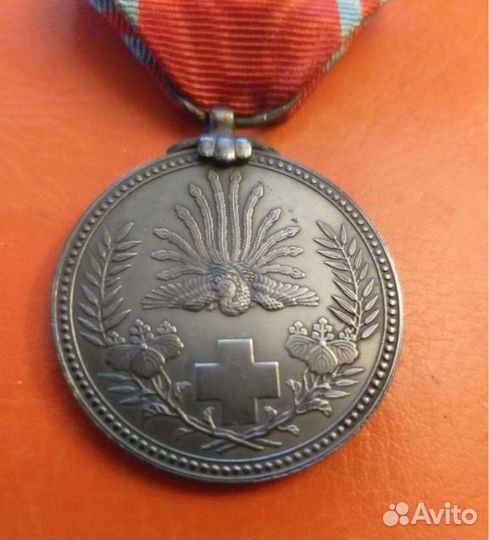 Медаль Японского красного креста. Серебро