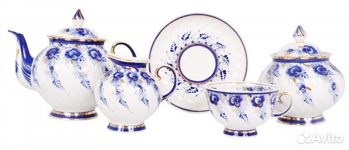 Посуда Гжель