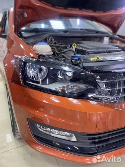 Полировка фар / бронирование фар