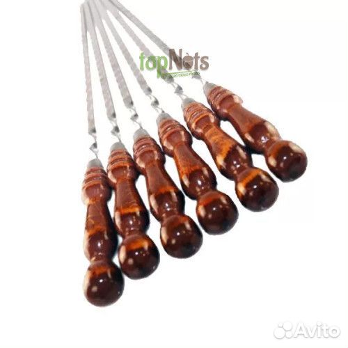 Шампур с деревянной ручкой