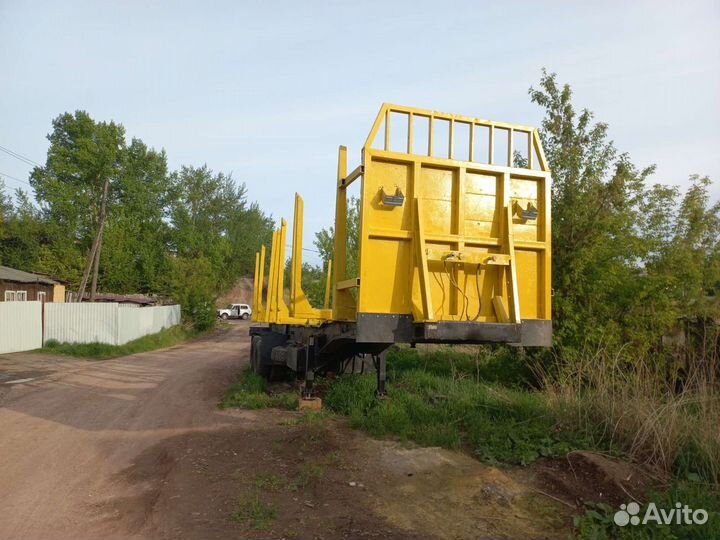 Полуприцеп лесовоз (сортиментовоз) НовосибАРЗ 981300, 2007