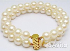 Браслеты 18,5см, 19см с жемчугом Б017