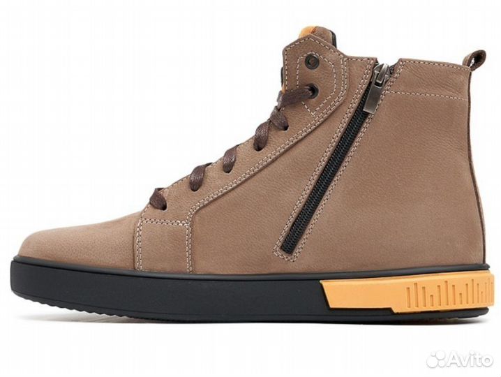 Зимние кожаные новые мужские ботинки 43