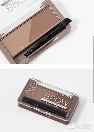 Водостойкая пудра для бровей Catrice, тон 010