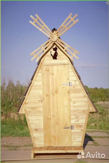 Дачный туалет с кошкой чею 416