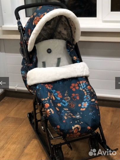 Детские санки коляска бу
