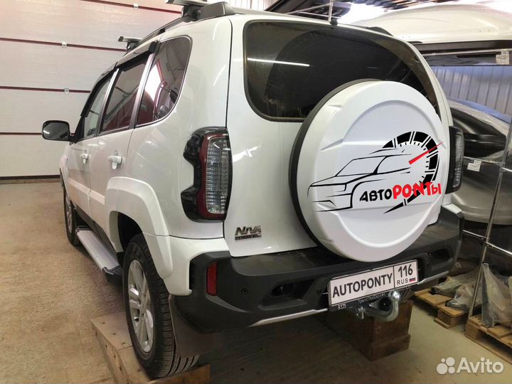 Фаркоп оцинкованный Niva Travel и Chevrolet Niva