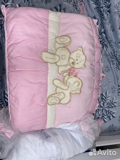 Бортики в кроватку (2 вида)