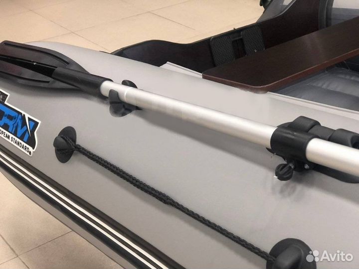 Лодка пвх Stormline Classic Air 335 серая