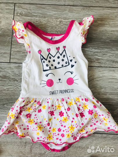 Платье боди для девочки