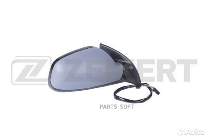 Зеркало в сборе правое / выпуклое / трос регул / с