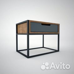 Тумба в стиле лофт