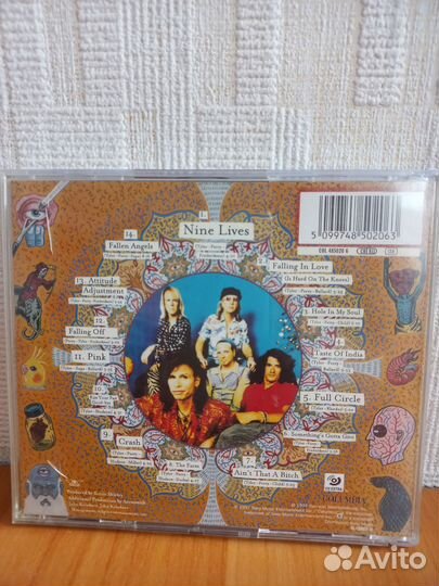 Фирменный Cd Aerosmith, 1997 год, Nine lives, Eu